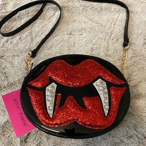 Betsey Johnson Vampire Fang Crossbody Purse